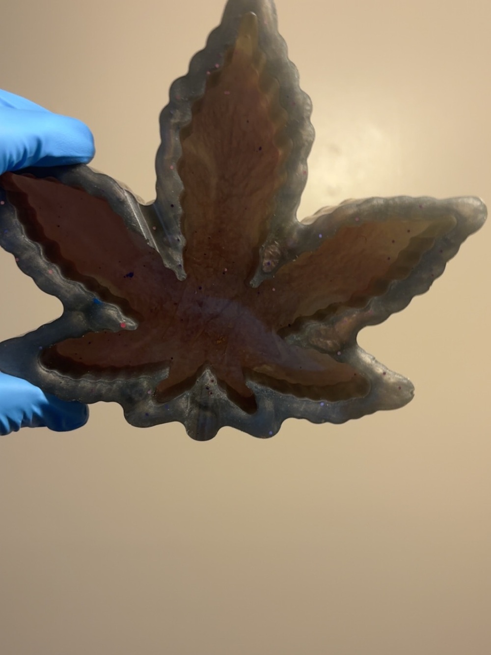 Handcrafted Brown Leaf